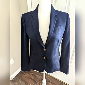 Almost vintage JCrew School boy blazer Size 0 in Navy Blue